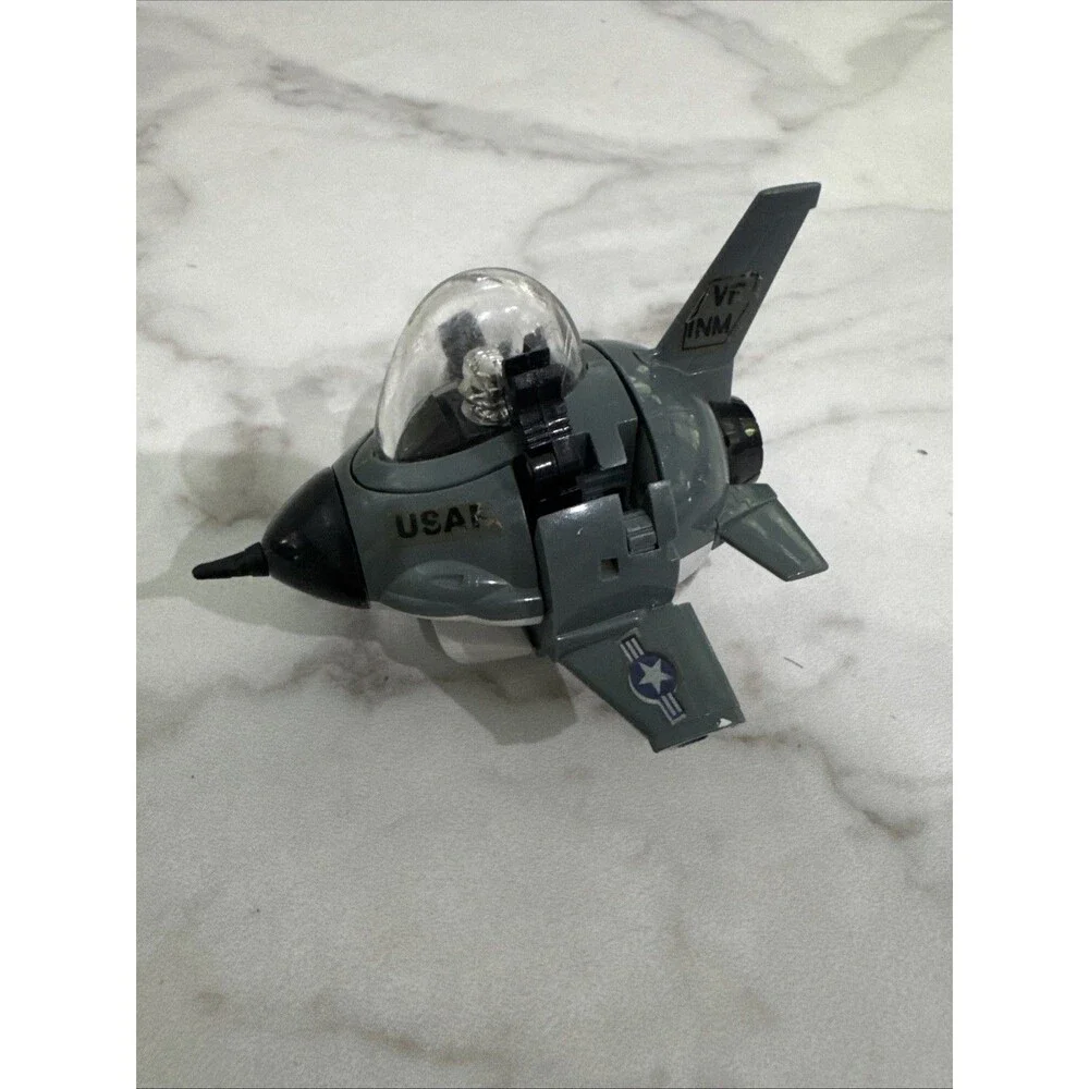 Vintage 1984 Bandai GK Scramble Egg F-16 Fighting Falcon Action Taiwan 80s Toy